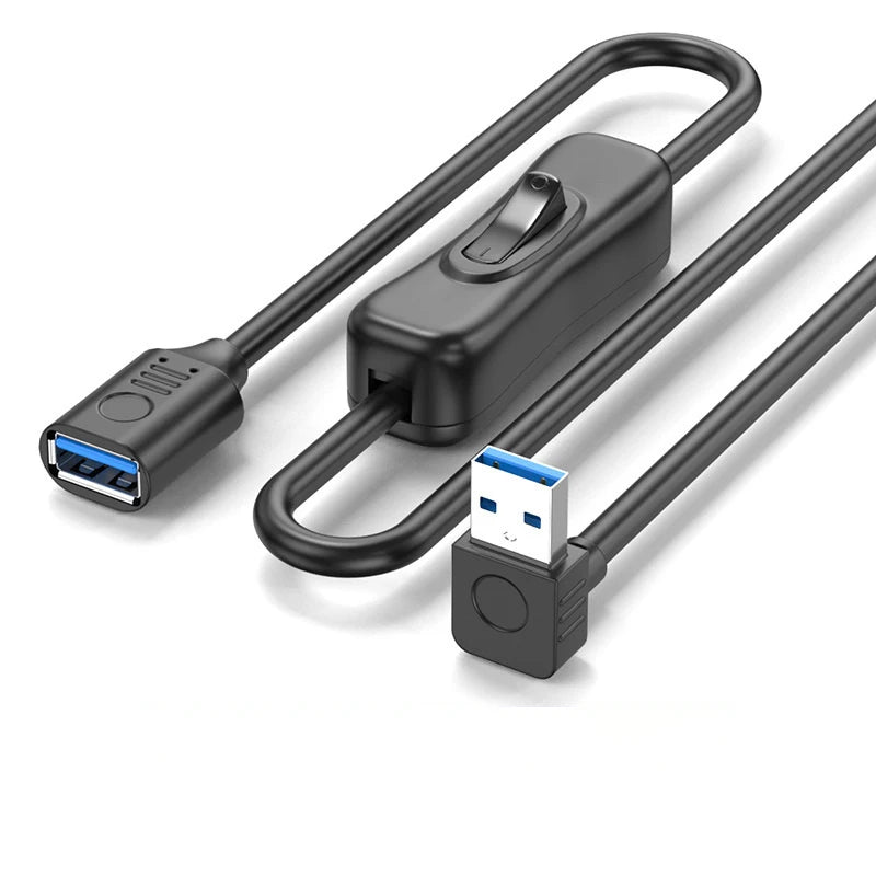 USB 3.0 Extension Cable with Power Button Switch – 5Gbps USB Extension Cable Babs 1M B