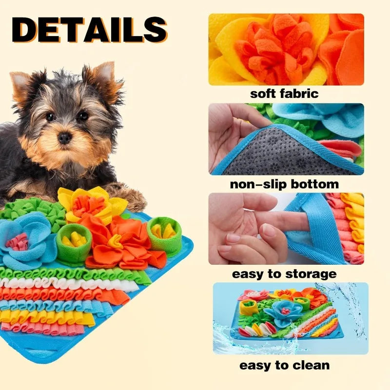 Slow Feeding Sniff Mat for Dogs & Cats – Interactive Pet Toy Pet Slow Feeder Mat Babs