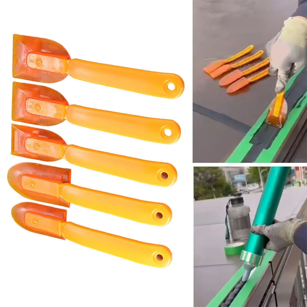 5-Piece Silicone Caulk Finishing Tool Set – Sealant Spatula Kit Caulking Finishing Tool Babs