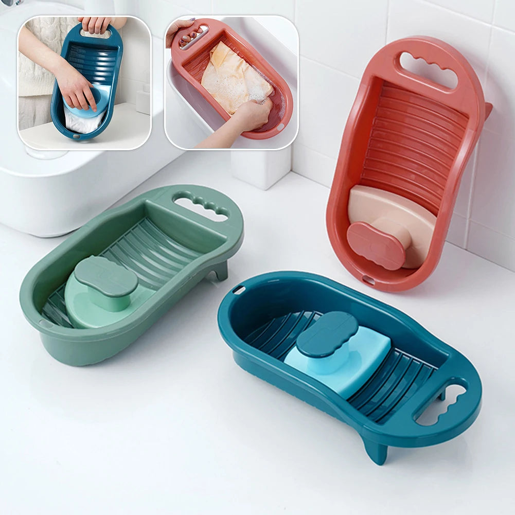 Mini Portable Laundry Scrub Board – Hand Wash Washboard Laundry Scrub Board Babs