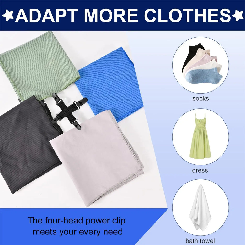 Bed Sheet Clips for Washer & Dryer – Anti-Tangle Laundry Clamps Laundry Sheet Clips Babs