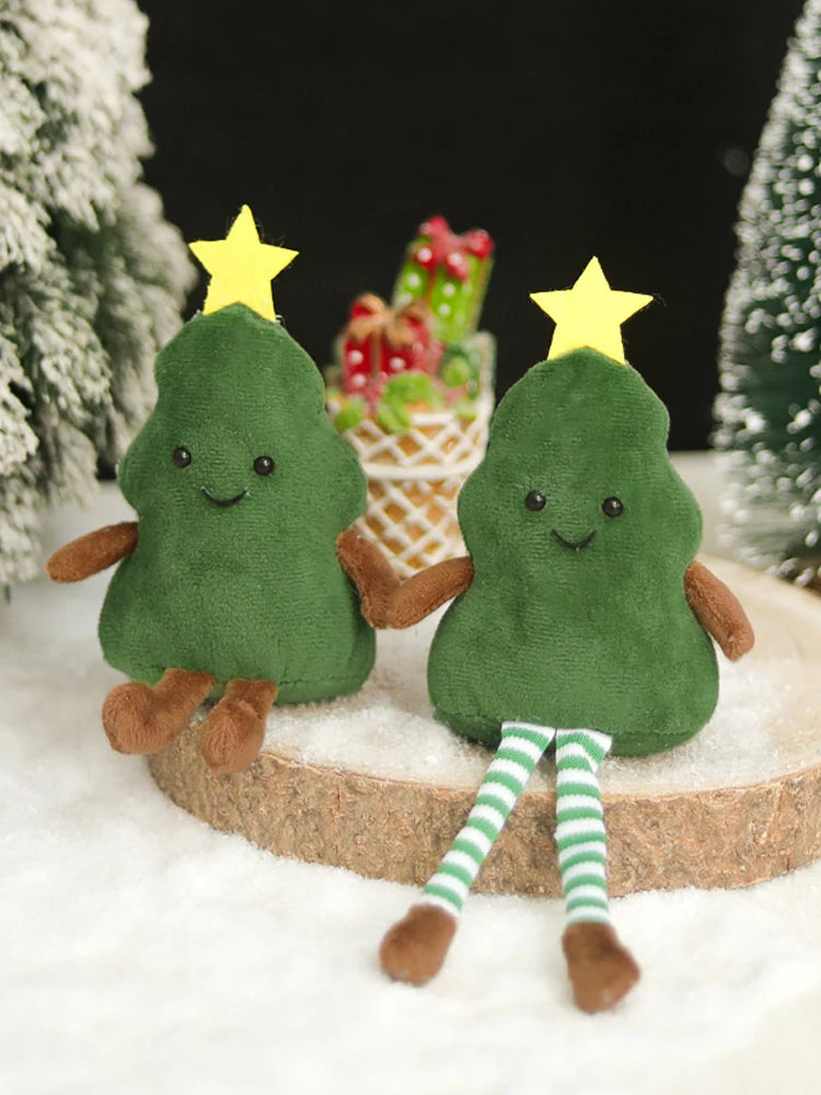 Avocado Christmas Tree Plush Doll Ornament | Holiday Gift 2026 Christmas Plush Ornament Babs