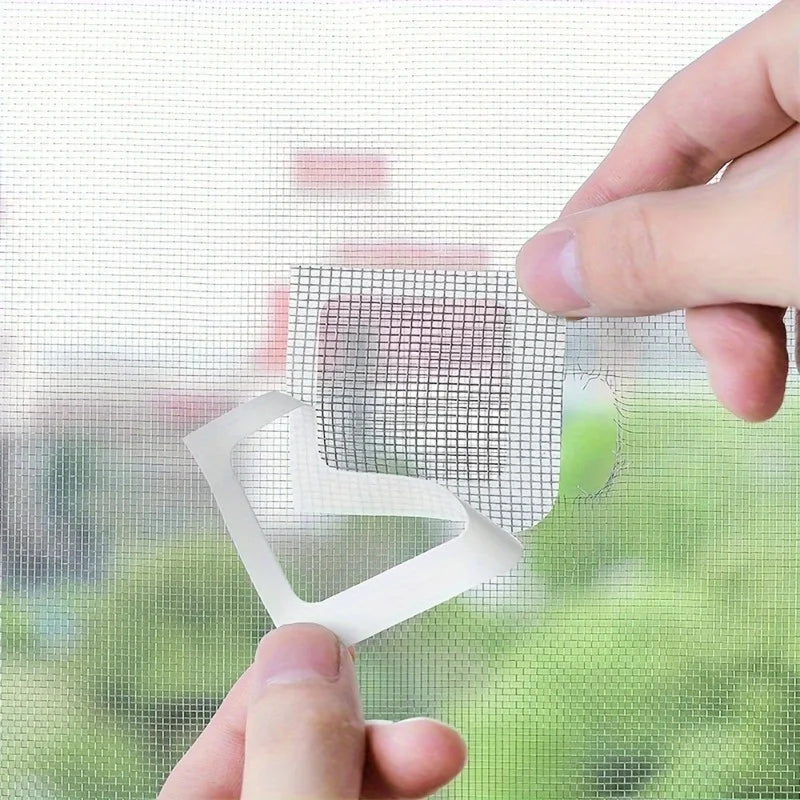 10-Pack Self-Adhesive Window Screen Repair Patch Kit Screen Repair Patch Babs