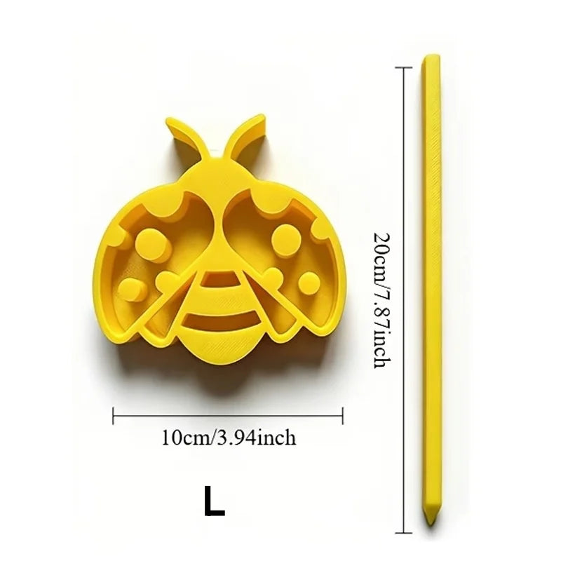 Bee Shape Garden Water Feeder Ground Plug Lawn Decor Garden Water Feeder Babs L