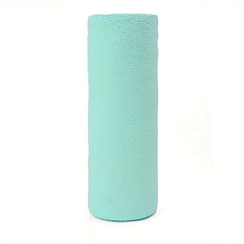 4-Meter Reusable Microfiber Kitchen Cleaning Cloth Roll Microfiber Cloth Roll Babs BLUE