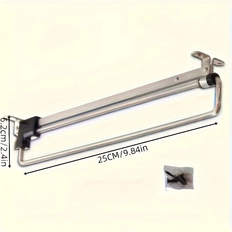 Adjustable Pull-Out Wardrobe Hanging Rail | Foldable Storage Rod Wardrobe Hanging Rail Babs