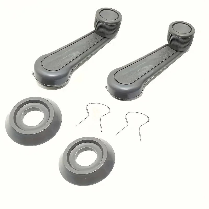 Car Window Winder Handle – Durable Door Crank Accessory Window Winder Handle Babs Gray-2pcs