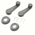 Car Window Winder Handle – Durable Door Crank Accessory Window Winder Handle Babs Gray-2pcs