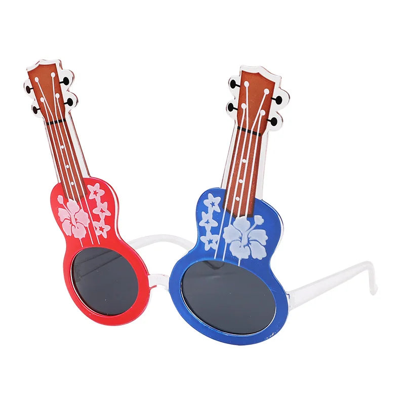 Hawaiian Party Sunglasses – Luau Tropical Photo Props & Favors Party Photo Props Babs B