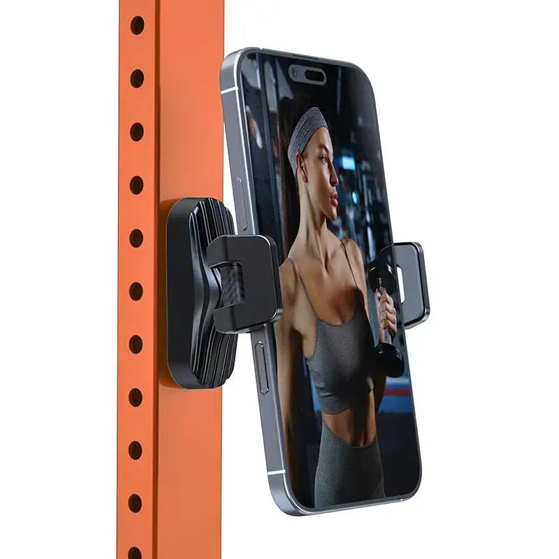 Magnetic Phone Holder 360° Rotation & Retractable Clamp Magnetic Phone Mount Babs