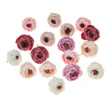 40/80Pcs Silk Tea Rose Buds – Wedding & Home DIY Décor Artificial Silk Flowers Babs MULTI 80 pieces