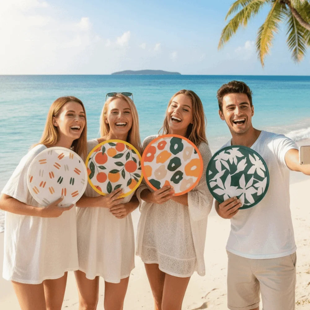 Japanese Folding Hand Fan – Portable Colorful Collapsible Fan Folding Hand Fan Babs