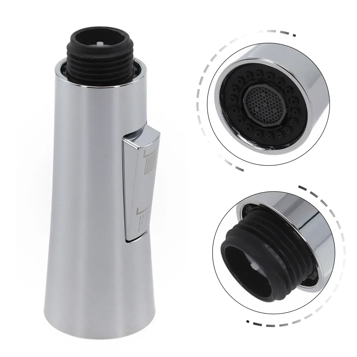 Kitchen Pull-Out Faucet Spray Head – ABS Sink Sprayer Nozzle Faucet Spray Head Babs
