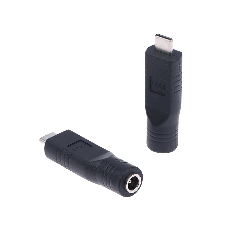 USB-C to DC 5.5mm Female Adapter – 5521 & 5525 (1-2 Pack) USB-C Power Adapter Babs