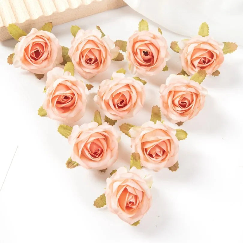 Silk Rose Buds Artificial Flowers 30/100pcs – Wedding & Decor Artificial Silk Flowers Babs
