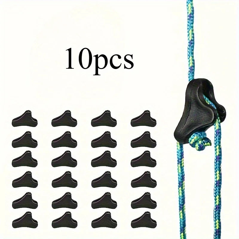 10pcs Non-Slip Tent Rope Tensioners – Camping Guy Line Adjuster Tent Rope Tensioner Babs 10pcs