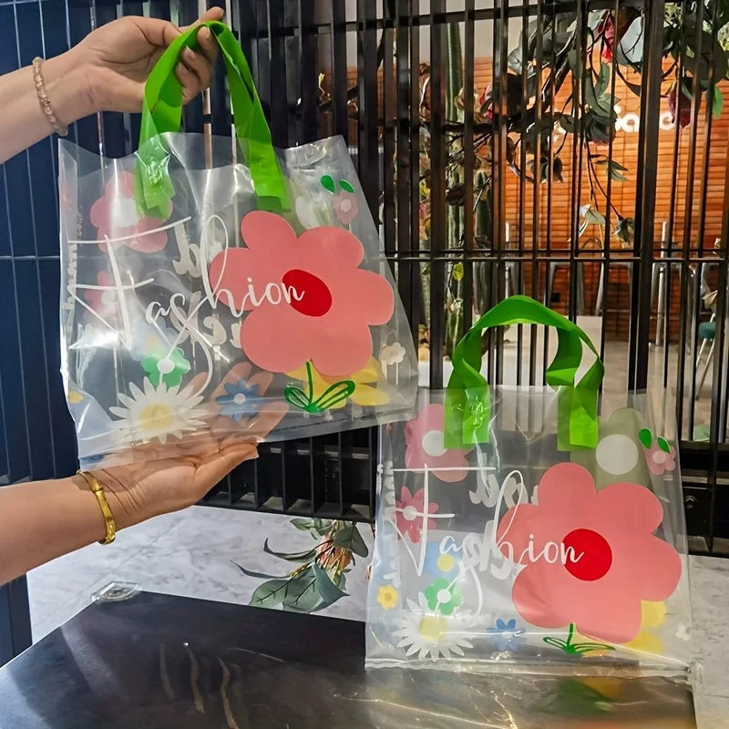 Thank You Gift Bags – Plastic Tote Bags for Retail & Parties Plastic Gift Bags Babs