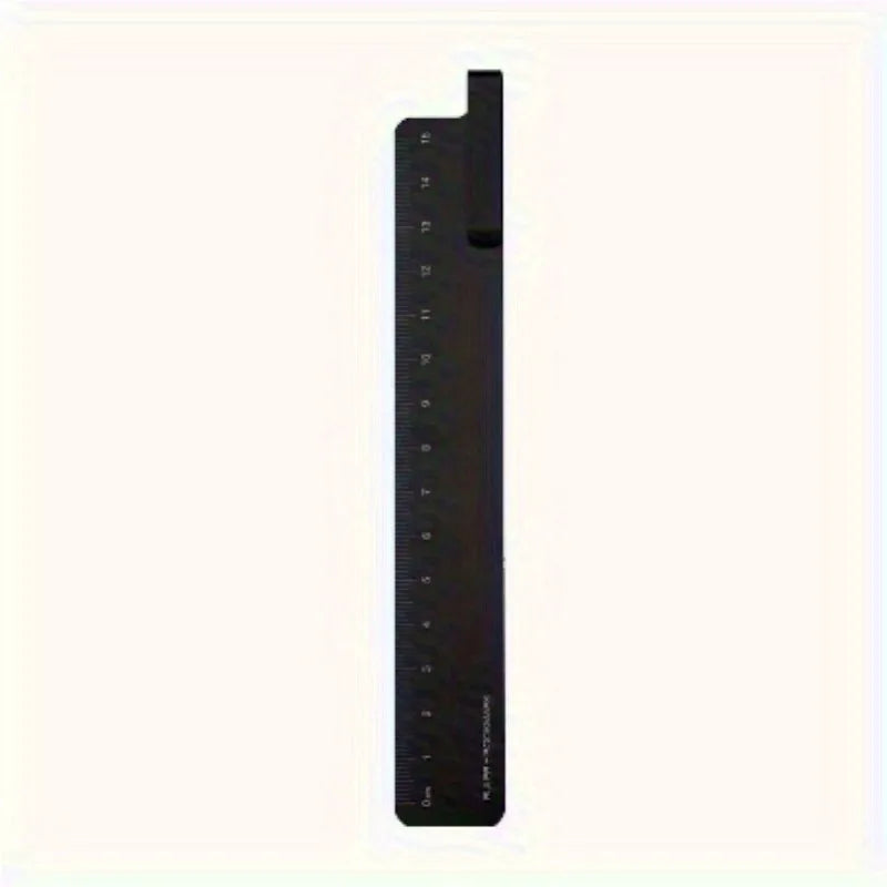 15cm Metal Bookmark Ruler – Art, School & Office Stationery Metal Bookmark Ruler Babs black