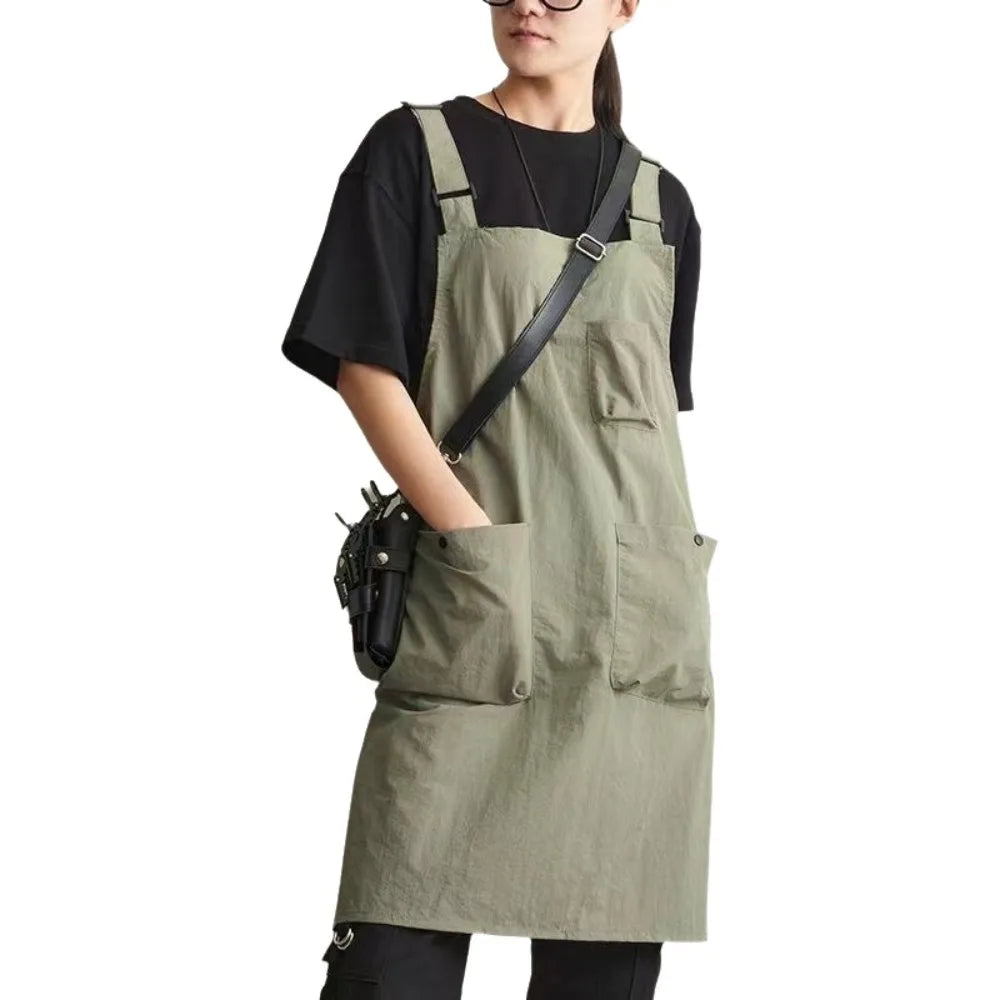 Water-Resistant Adjustable Cooking Apron – Oil-Proof Kitchen Apron Kitchen Cooking Apron Babs Green