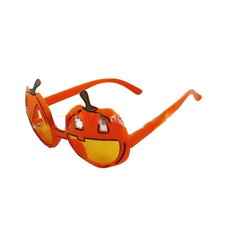 Halloween Novelty Glasses – Bat Pumpkin Spider Web Props Halloween Costume Props Babs 2a