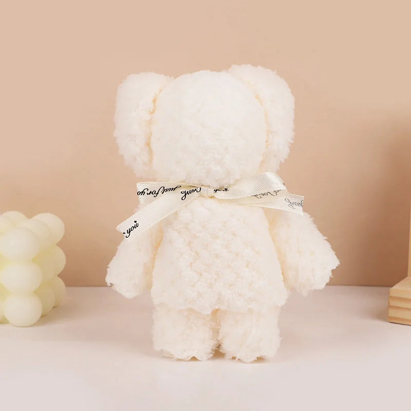 Teddy Bear Towel Gift 1-10Pcs | Baby Shower & Party Favors Novelty Towel Gift Babs Beige 10Pcs