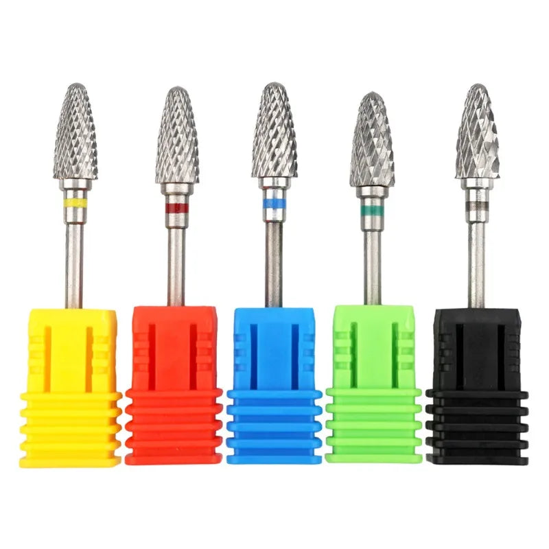 Tungsten Carbide Corn Cone Nail Drill Bit | Diamond Burr Nail Drill Bit Babs