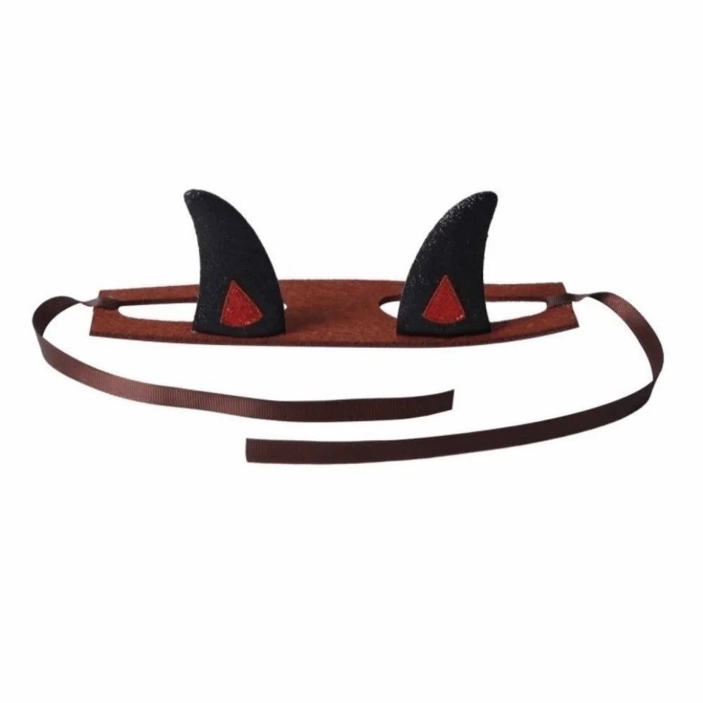 Devil Horns Pet Headband – Halloween Cosplay Costume Prop Pet Costume Headband Babs Black S