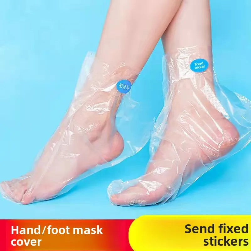 Disposable Moisturizing Hand & Foot Sleeves – Waterproof Wrap Foot Care Sleeve Babs