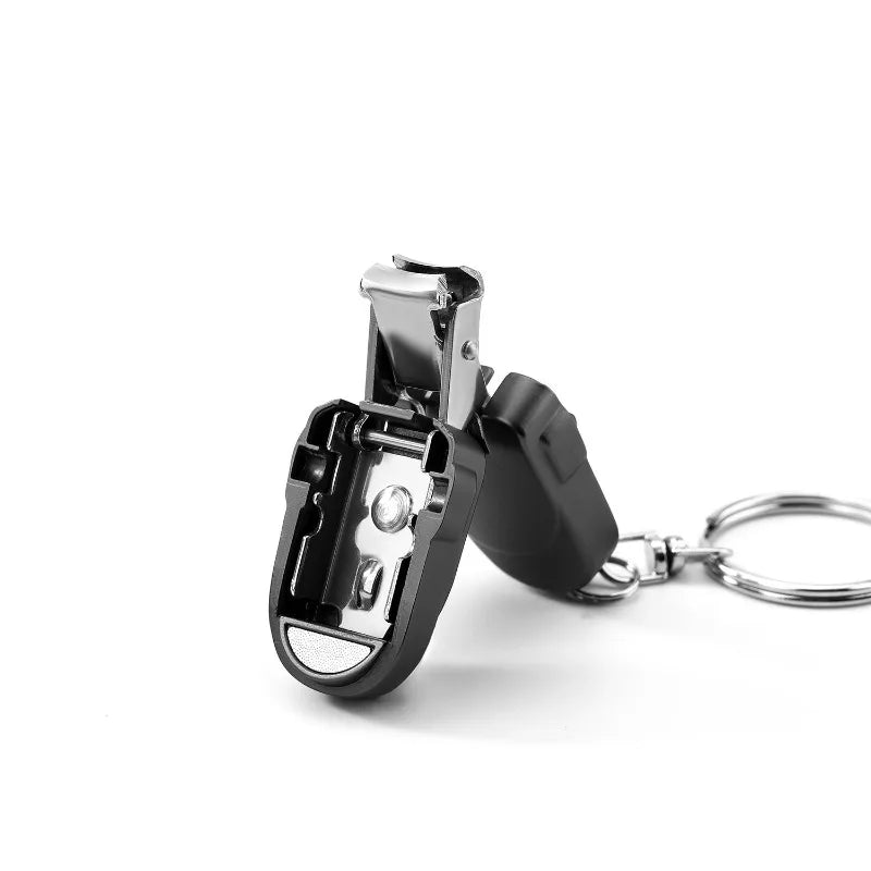 Mini Folding Nail Clipper Keychain – Portable Manicure Tool Nail Clipper Babs