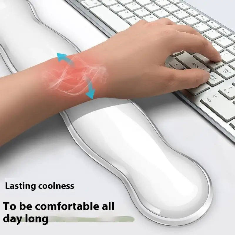 Silicone Mouse Pad with Wrist & Keyboard Rest | Anti-Slip Silicone Mouse Pad Babs