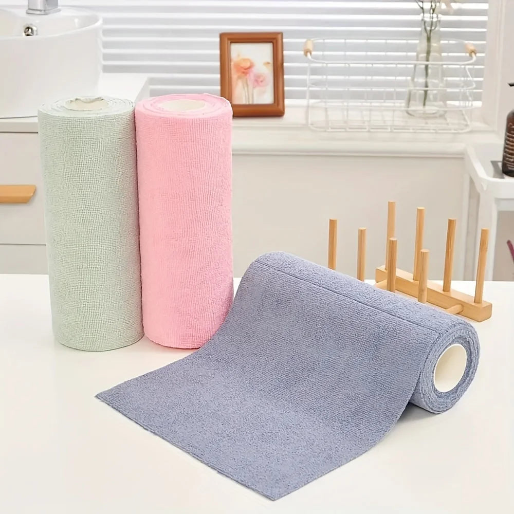 20 Reusable Microfiber Cleaning Cloths – Kitchen & Household Microfiber Cleaning Cloths Babs