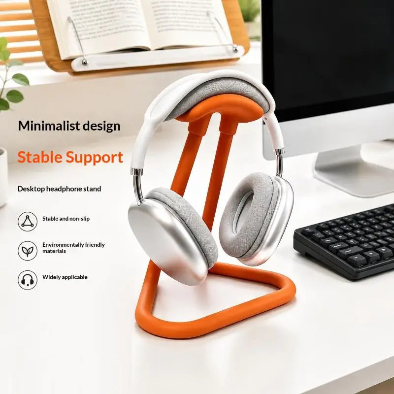 HUXUAN Headphone Stand – Anti-Slip Desk Headset Holder Headphone Stand Babs