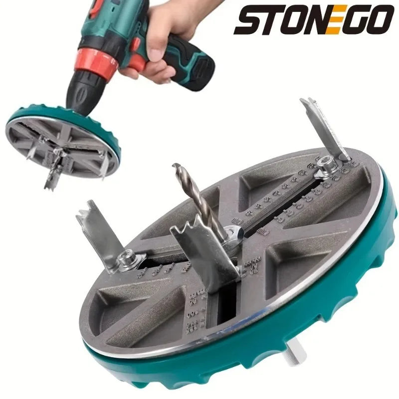 Adjustable Hole Saw 45–130mm | Wood, Drywall, Plastic & Aluminum Adjustable Hole Saw Babs