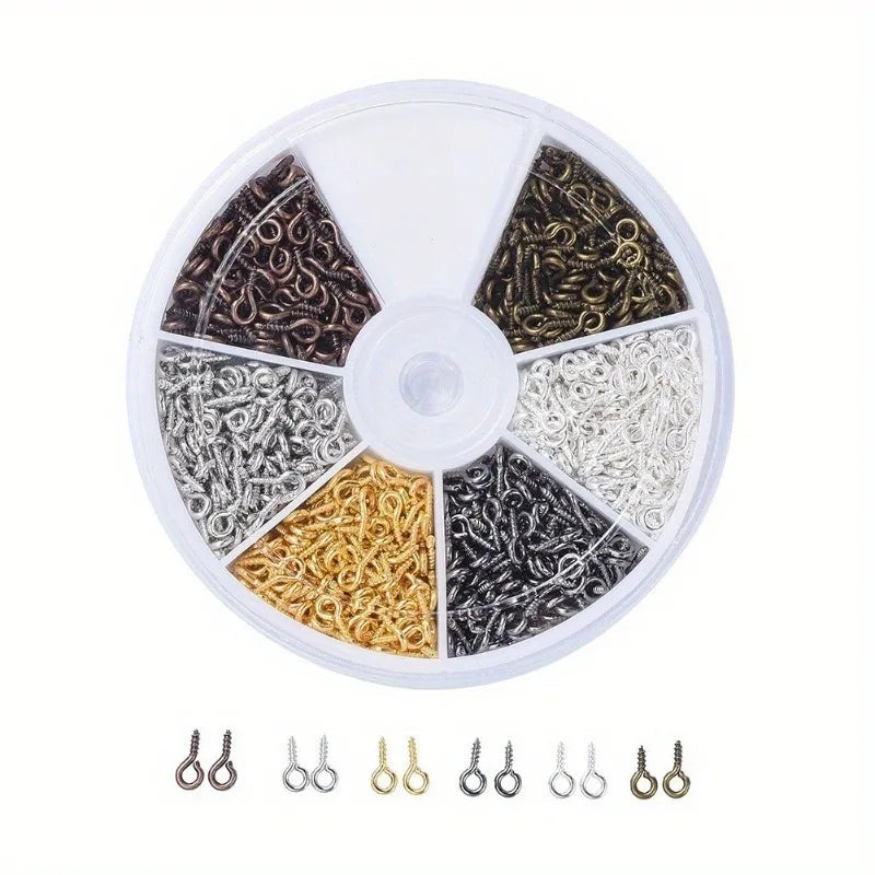 720pcs Eyelet Screw Nails – DIY Jewelry Pendant Accessories Jewelry Making Findings Babs