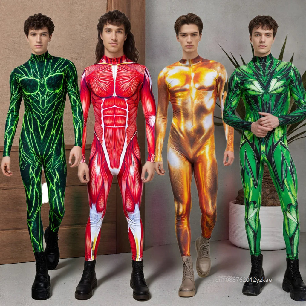 Steampunk Armor Bodysuit Cosplay Tights – Halloween Costume Cosplay Costume Bodysuit Babs