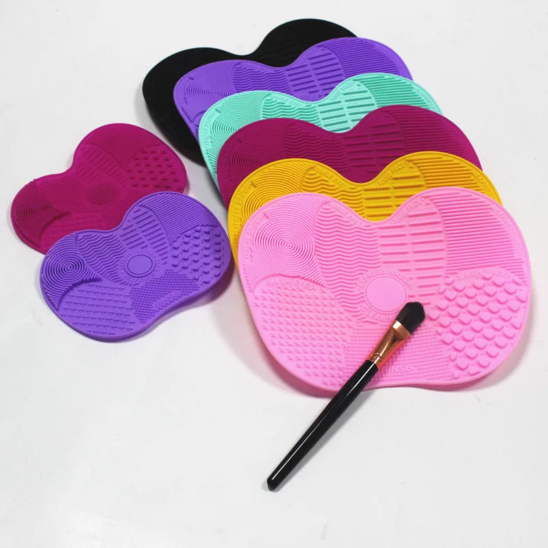 Silicone Apple Makeup Brush Cleaner Pad with Suction Cup Makeup Brush Cleaner Babs