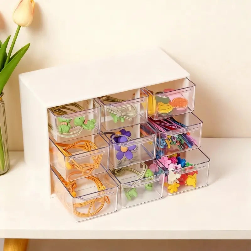 Transparent Drawer Storage Box for Jewelry, Beads & Makeup Drawer Storage Organizer Babs