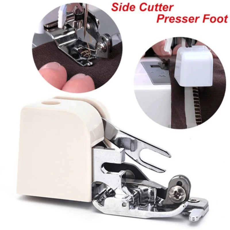 Side Cutter Overlock Presser Foot – Low Shank Singer & Janome Sewing Presser Foot Babs