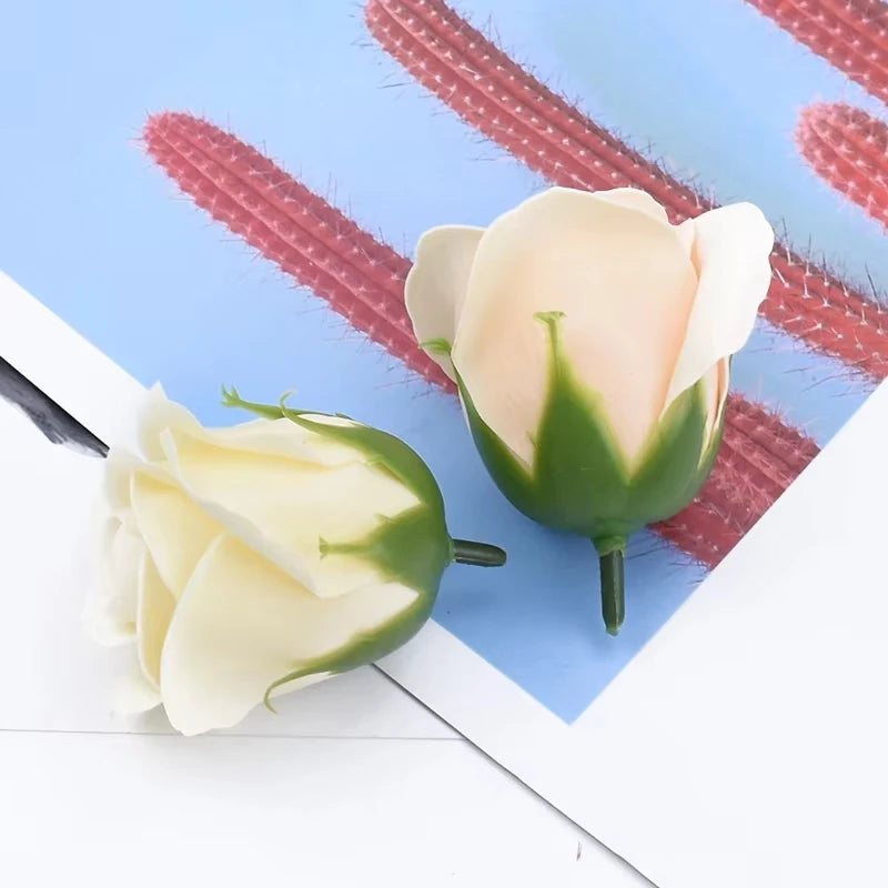 Soap Flower Rose Heads – Artificial Bouquet for Wedding & Décor Artificial Soap Flowers Babs color 4 5 pcs