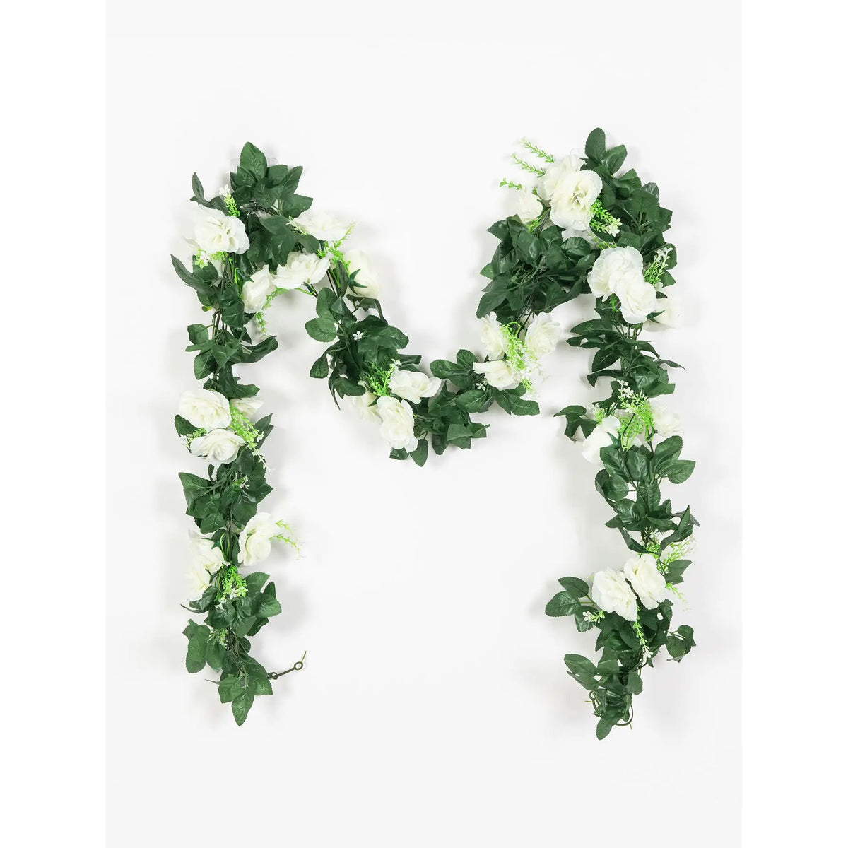 2-Pc Artificial Rose Wreath – Wedding, Garden & Home Wall Décor Artificial Flower Wreath Babs