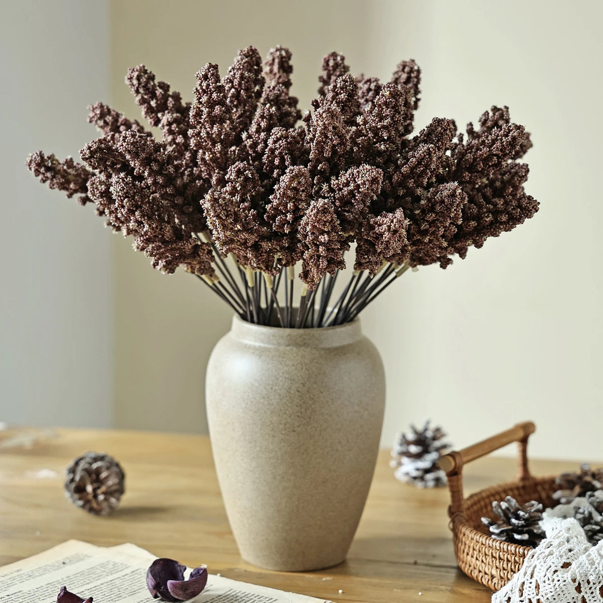 Silk Artificial Chrysanthemum Flower Branch – Wedding & Home Décor Artificial Silk Flower Babs