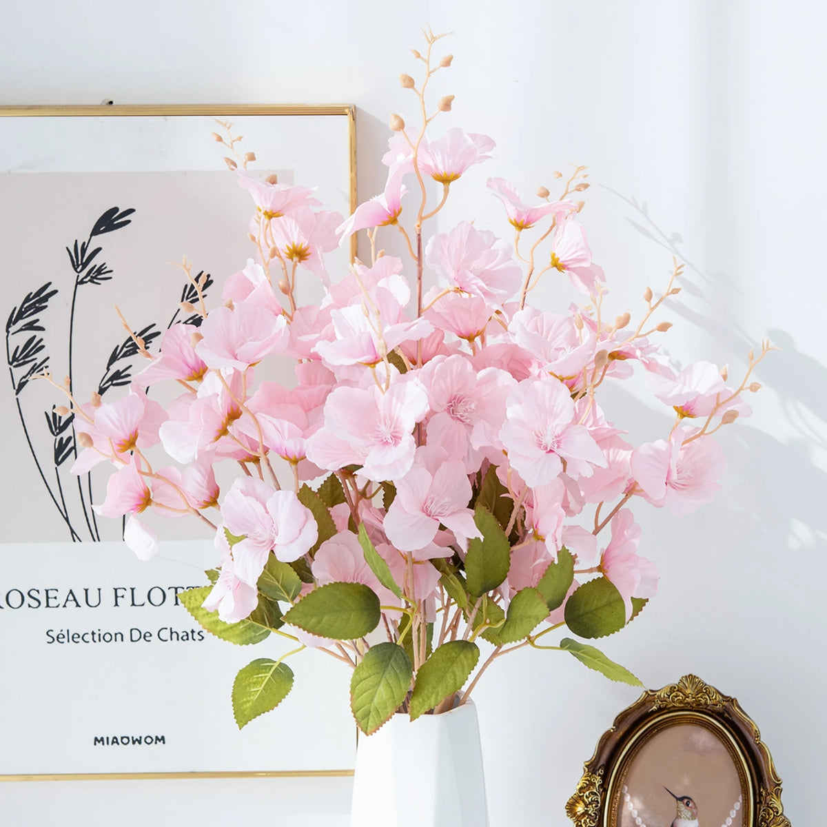 Artificial Silk Magnolia Bouquet – Wedding & Home Décor Artificial Flower Bouquet Babs