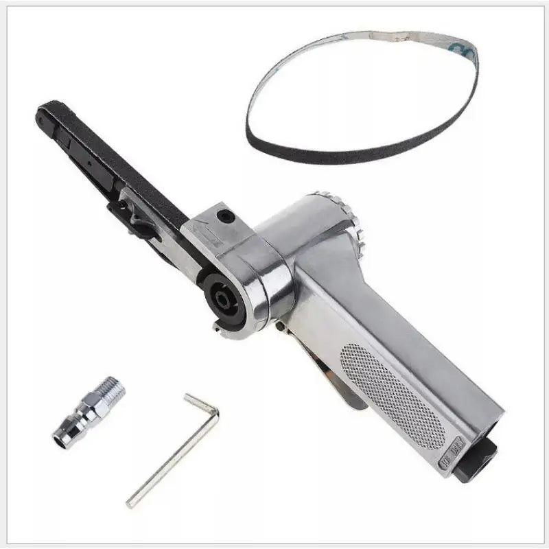 3/8" Pneumatic Air Belt Sander & Angle Grinder with Belts Pneumatic Sander Set Babs