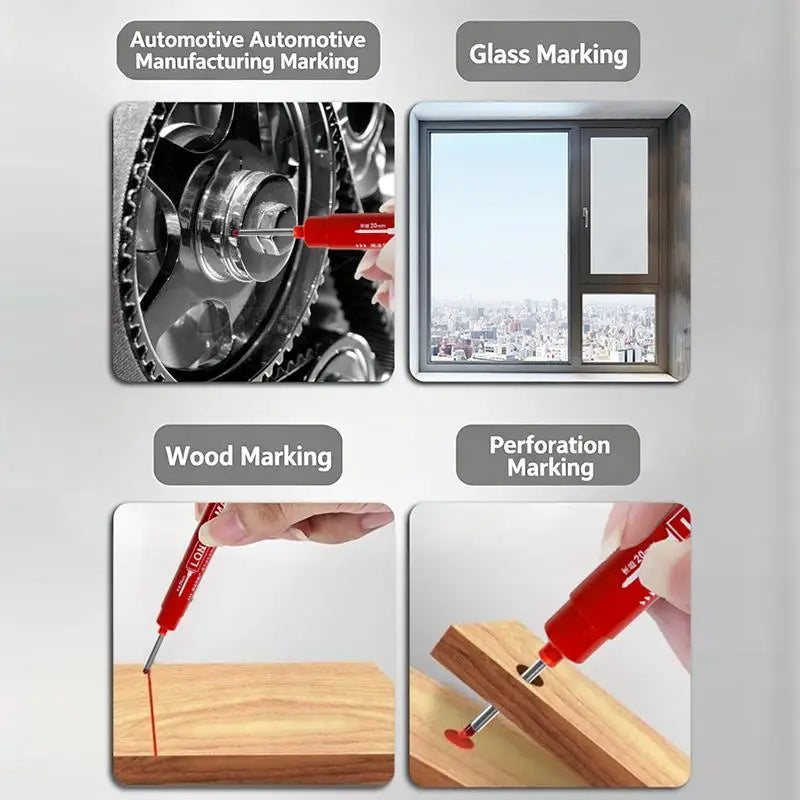 Deep Hole Marker Pen Long Needle 20mm/45mm – Woodworking & Tile Deep Hole Marker Pen Babs