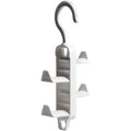 Rotating Bag Hook & Wardrobe Storage Rack | Multifunctional Wardrobe Storage Hook Babs WHITE