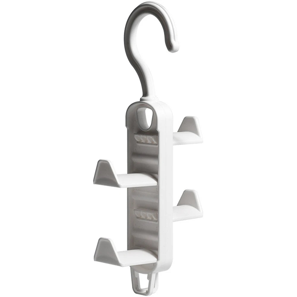 Rotating Bag Hook & Wardrobe Storage Rack | Multifunctional Wardrobe Storage Hook Babs WHITE