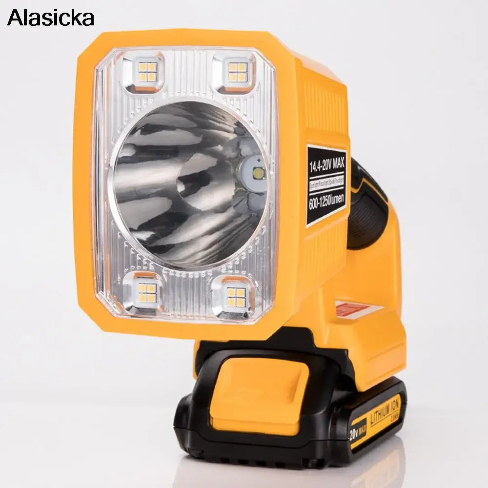 LED Worklight for Dewalt 18/20V Battery – 1250 Lumen Cordless LED Work Light Babs