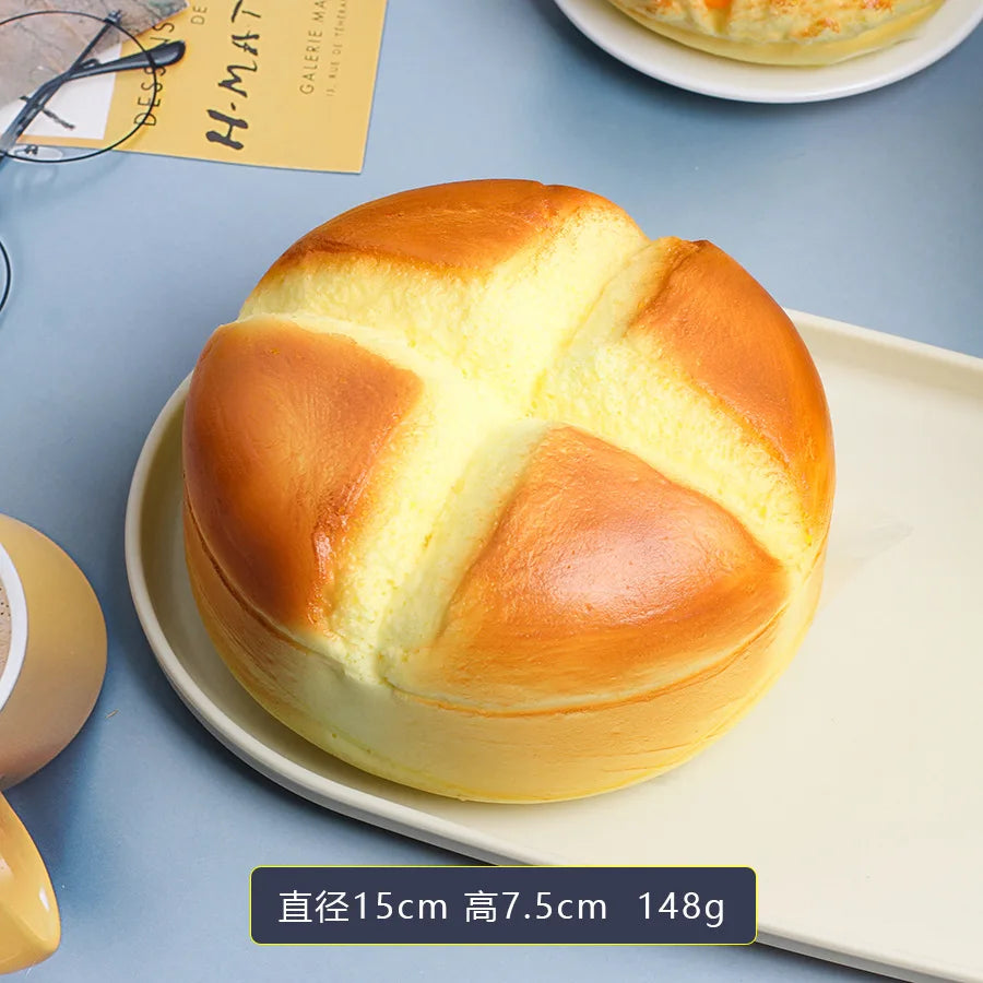 Slow Rebound Squishy Bread Squeeze Toy – Kawaii Desk Ornament Squishy Squeeze Toy Babs G