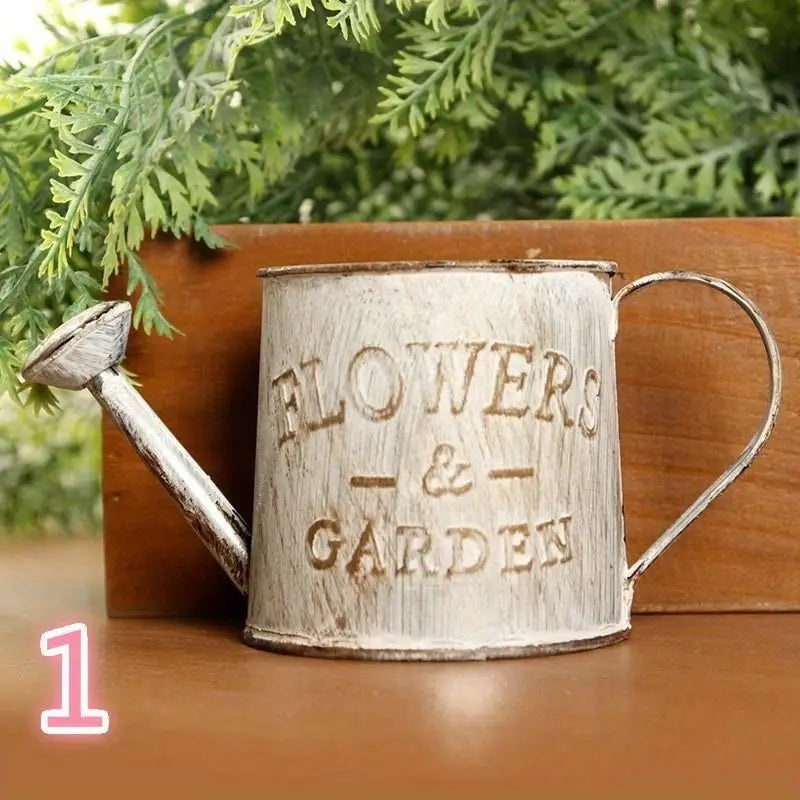 Iron Retro Flower Vase & Plant Pot – Home & Garden Decor Decorative Flower Vase Babs 1