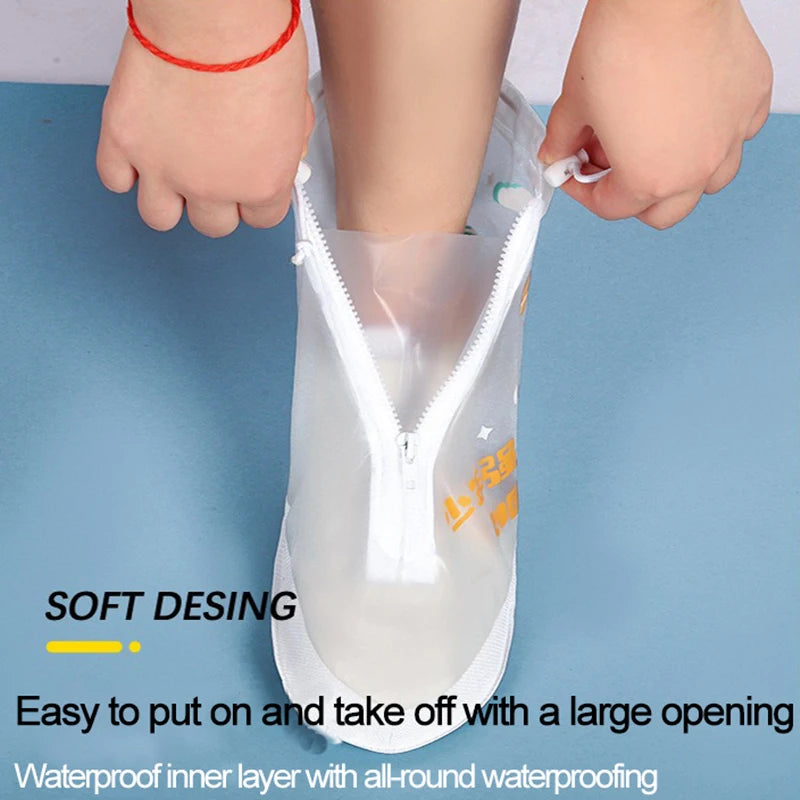 Kids Silicone Waterproof Shoe Covers – Children's Rain Protectors Kids Shoe Covers Babs